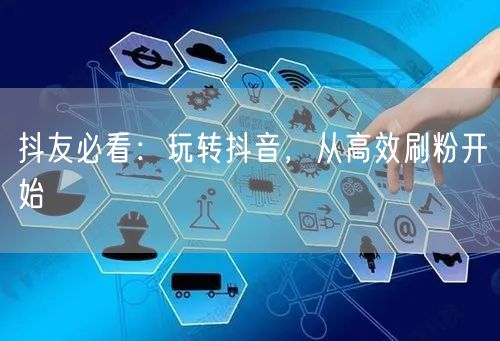 抖友必看：玩转抖音，从高效刷粉开始